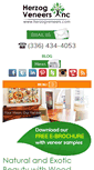 Mobile Screenshot of herzogveneers.com